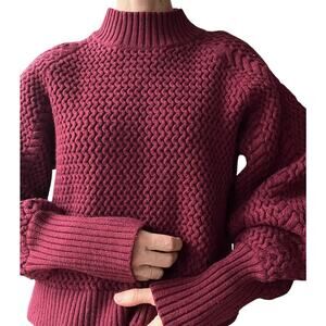 C/MEO Collective Aria knit sweater‎ burgundy